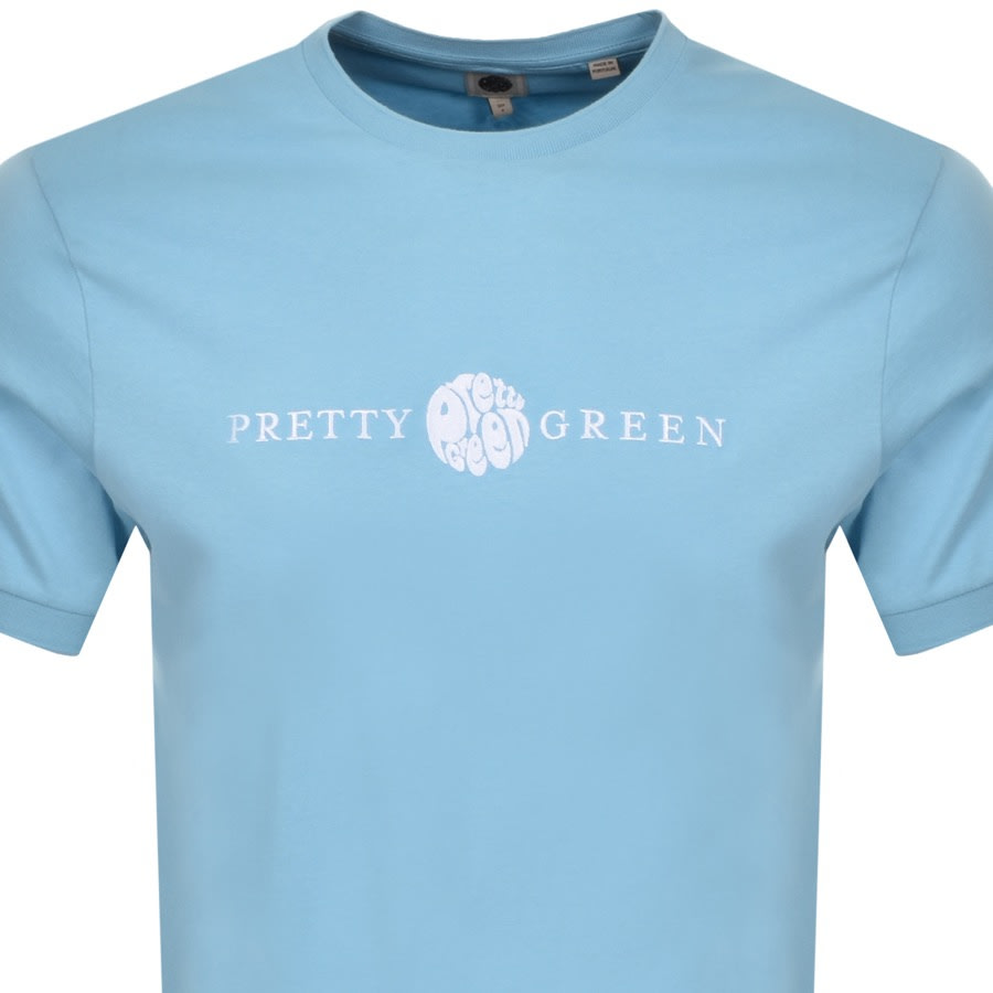 Alternative Image for ProductPretty Green Lincoln Logo T Shirt Blue2